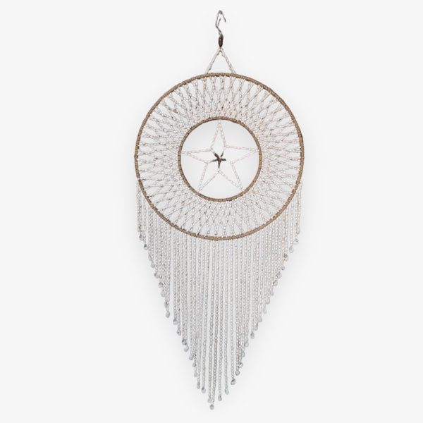 Star Shell Jute Hanging Deco