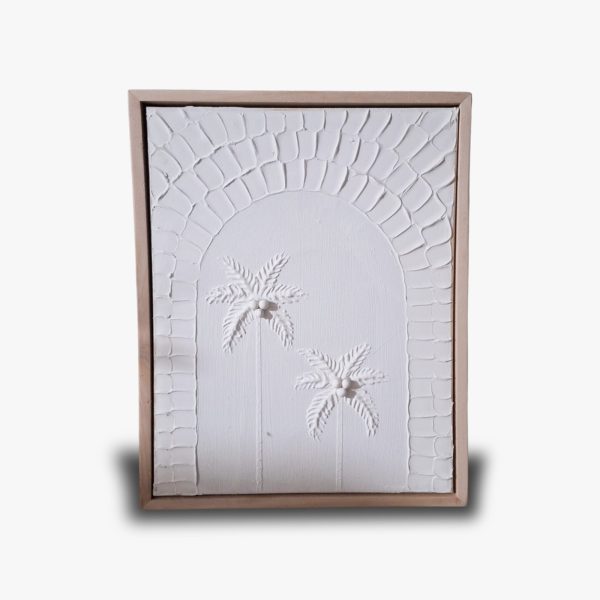 Single Palm Resin Painting