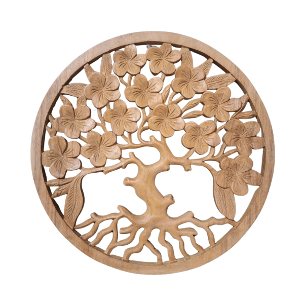 Round Flower Tree Bonsai Wall Deco