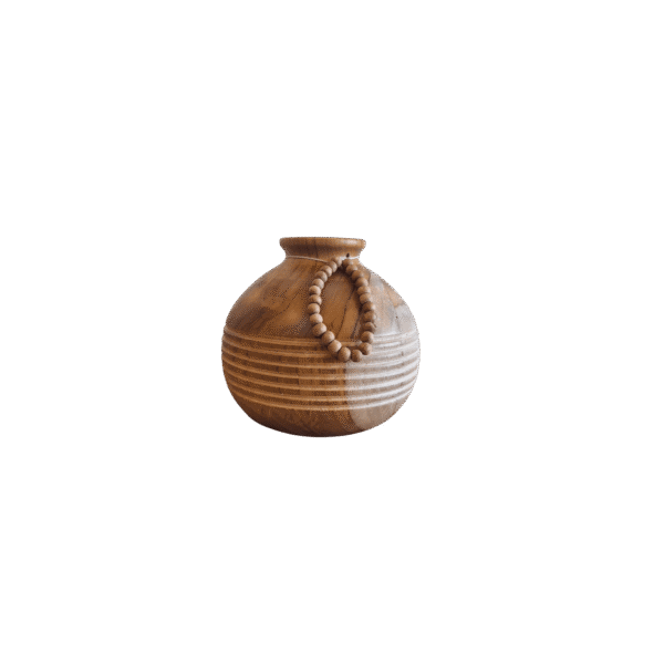 Abe Wooden Beads Vase
