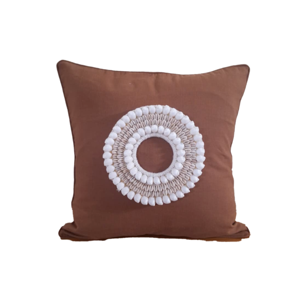 Aurea Circle Embellished Cushion Cover