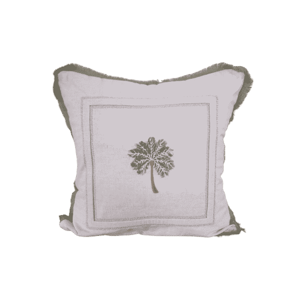 Palmera Embroidered Cushion Cover