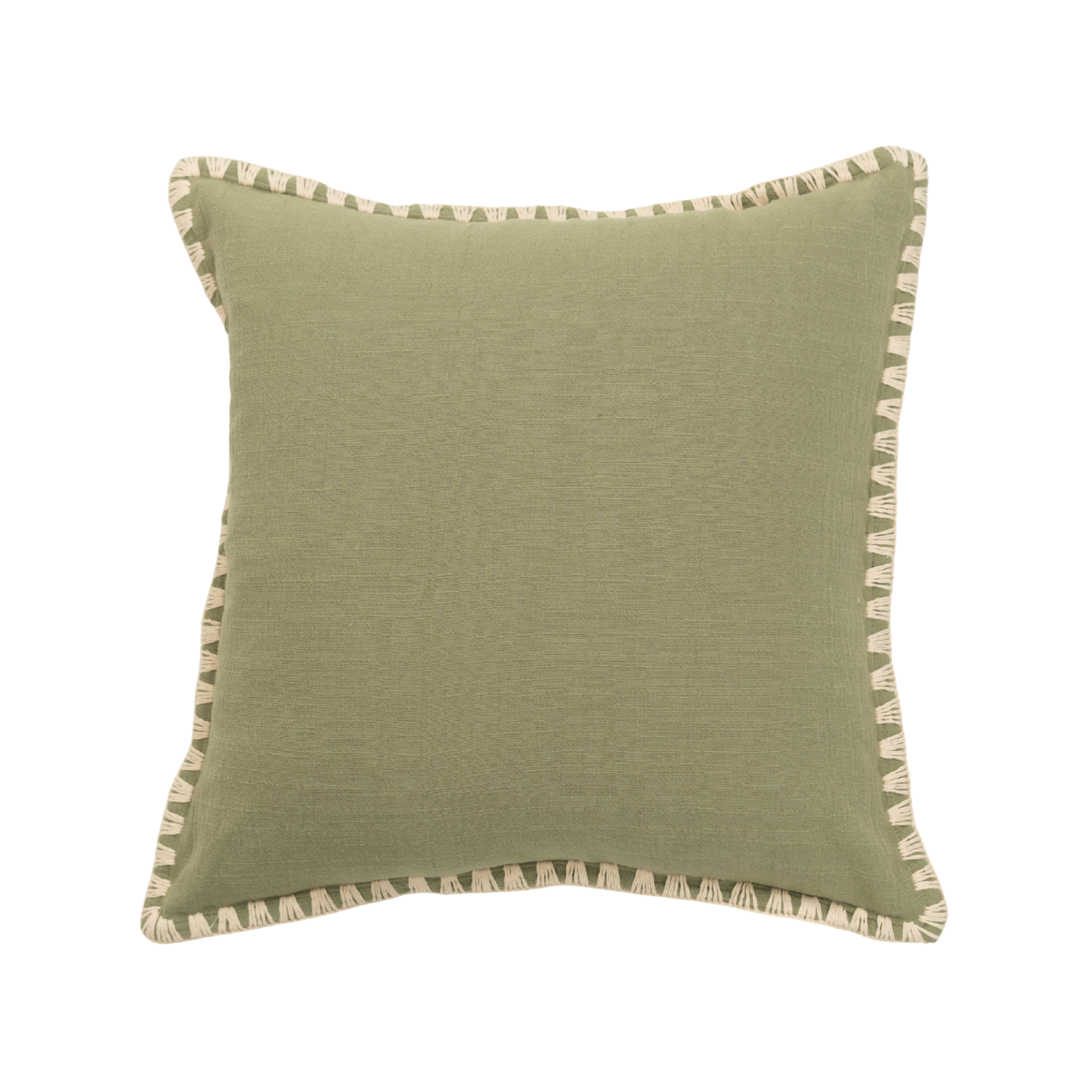 Tegallalang Crochet Edge Cushion