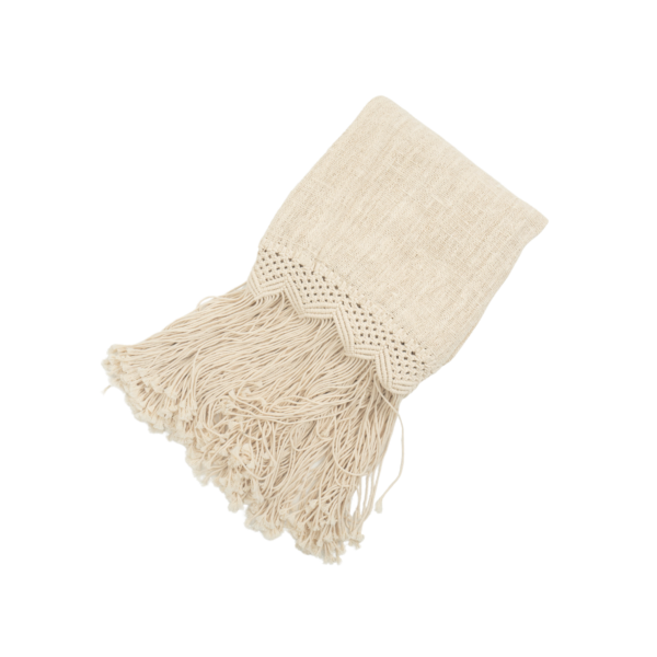 Canggu Chevron Macrame Throw
